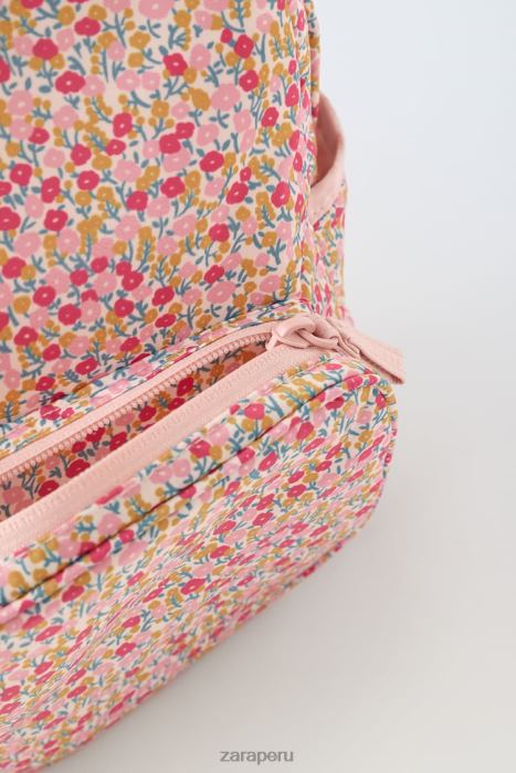 Zara niños mochila floral BDP8J1570 accesorios rosa