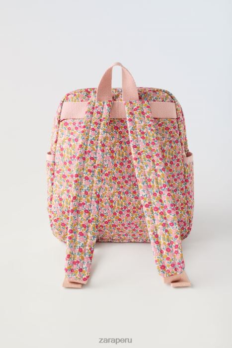 Zara niños mochila floral BDP8J1570 accesorios rosa