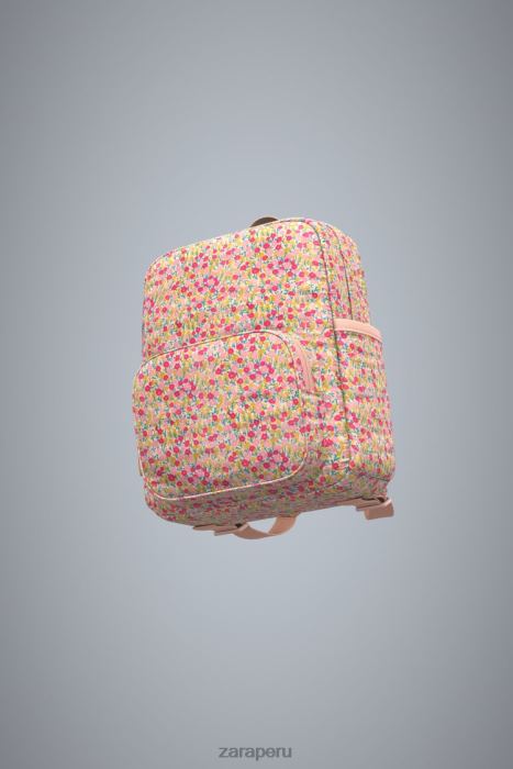 Zara niños mochila floral BDP8J1570 accesorios rosa