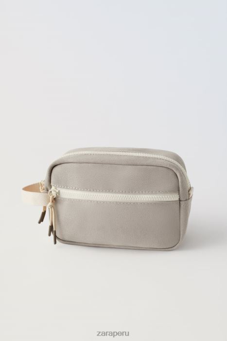 Zara niños neceser retro BDP8J1544 accesorios marrón arena