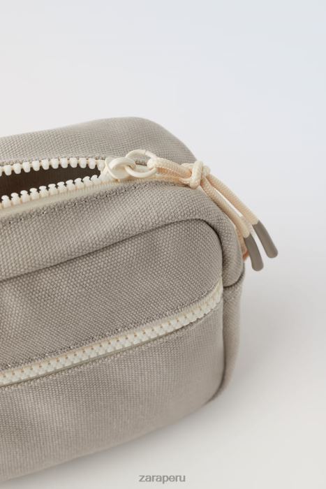 Zara niños neceser retro BDP8J1544 accesorios marrón arena