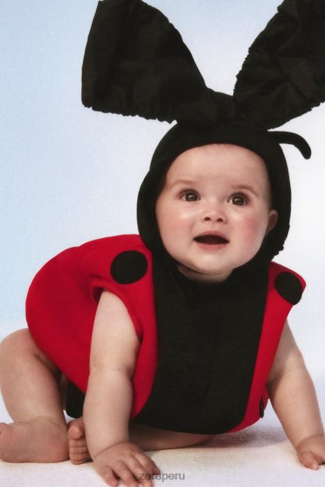 Zara niños disfraz de bebe/mariquita BDP8J1625 ropa rojo