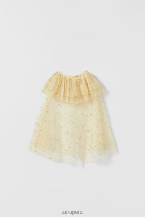 Zara niños disfraz de capa de hada con diamantes de imitación para bebé BDP8J1599 ropa dorado