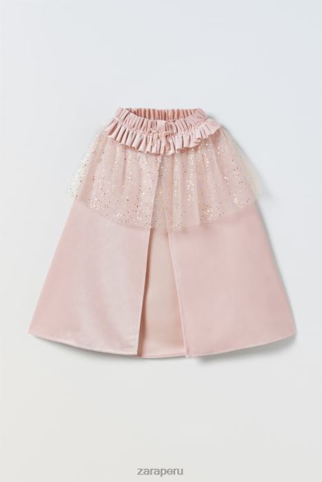 Zara niños disfraz de capa de princesa de tul BDP8J1620 ropa rosa