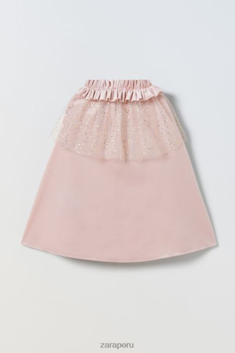 Zara niños disfraz de capa de princesa de tul BDP8J1620 ropa rosa