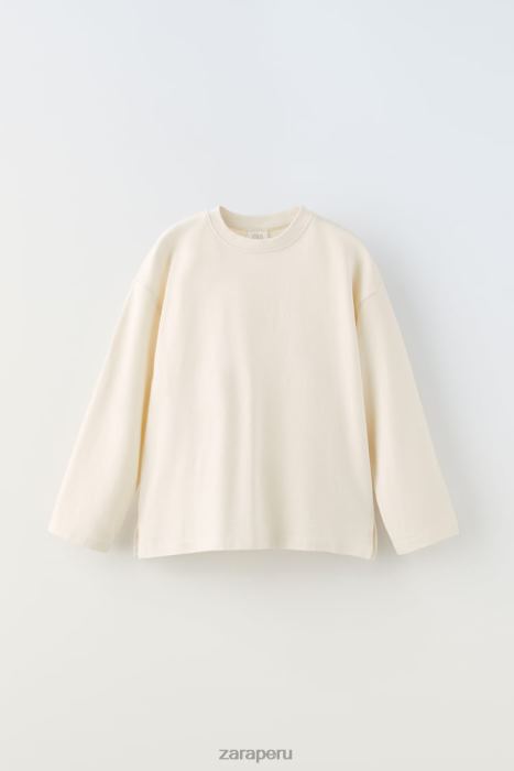 Zara niños camiseta lisa premium BDP8J1530 ropa crudo