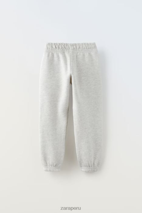 Zara niños pantalones para correr BDP8J1525 ropa marga gris