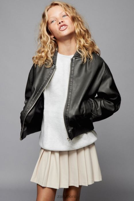 Zara niños sudadera para correr BDP8J1524 ropa marga gris