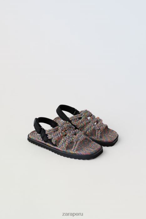 Zara niños sandalias con cordones BDP8J1603 calzado multicolor